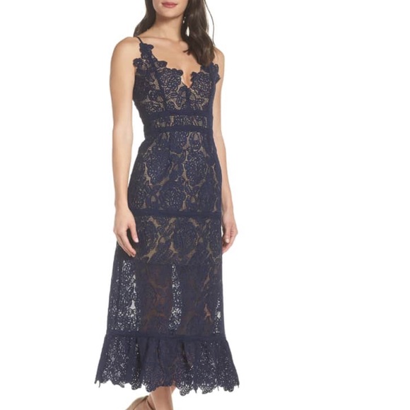 Blue Xs Foxiedox Womens Lace Top